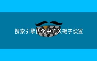 搜索引擎优化中的关键字设置