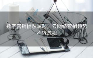 数字营销悄然崛起，云网络营销趋势不容忽视