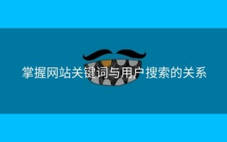 掌握网站关键词与用户搜索的关系