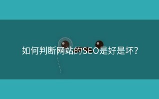 如何判断网站的SEO是好是坏？