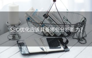 SEO优化应该具备哪些分析能力？