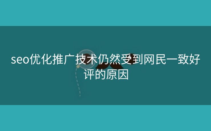 seo优化推广技术仍然受到网民一致好评的原因-第2张图片-慧达站长工具