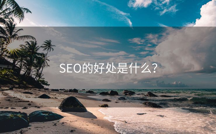 SEO的好处是什么？-第1张图片-慧达站长工具