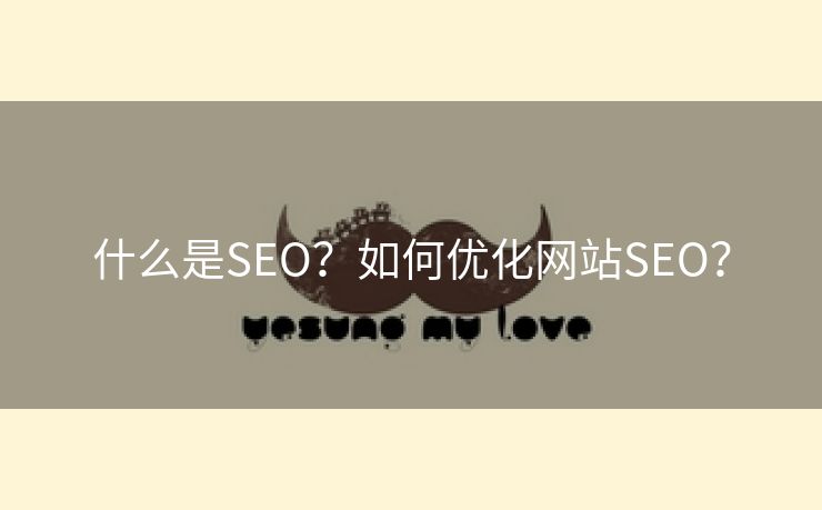 什么是SEO？如何优化网站SEO？-第1张图片-慧达站长工具