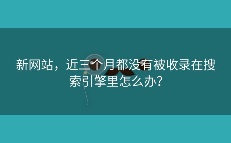 新网站，近三个月都没有被收录在搜索引擎里怎么办？-第2张图片-慧达站长工具