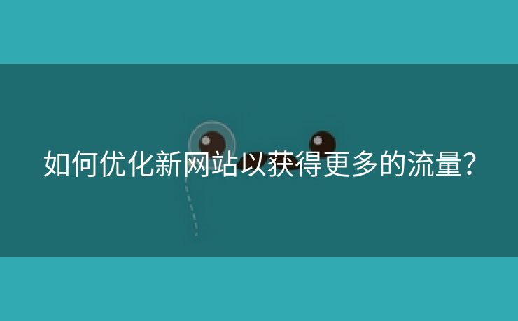 如何优化新网站以获得更多的流量？-第2张图片-慧达站长工具