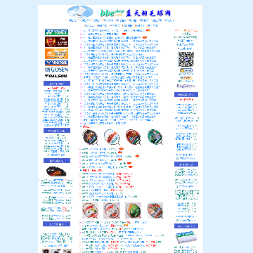 蓝天羽毛球网
