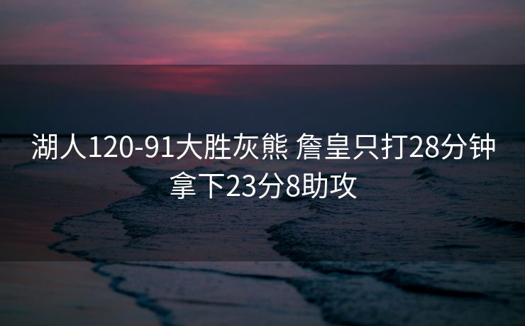 湖人120-91大胜灰熊 詹皇只打28分钟拿下23分8助攻
