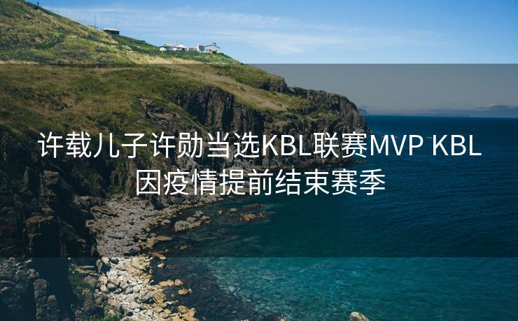 许载儿子许勋当选KBL联赛MVP KBL因疫情提前结束赛季