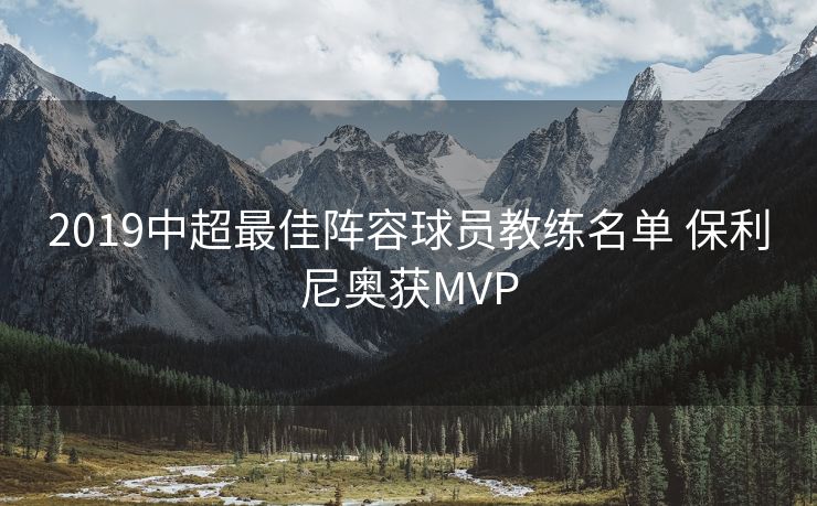 2019中超最佳阵容球员教练名单 保利尼奥获MVP