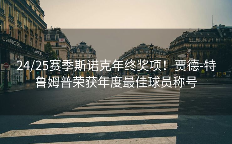 24/25赛季斯诺克年终奖项！贾德-特鲁姆普荣获年度最佳球员称号