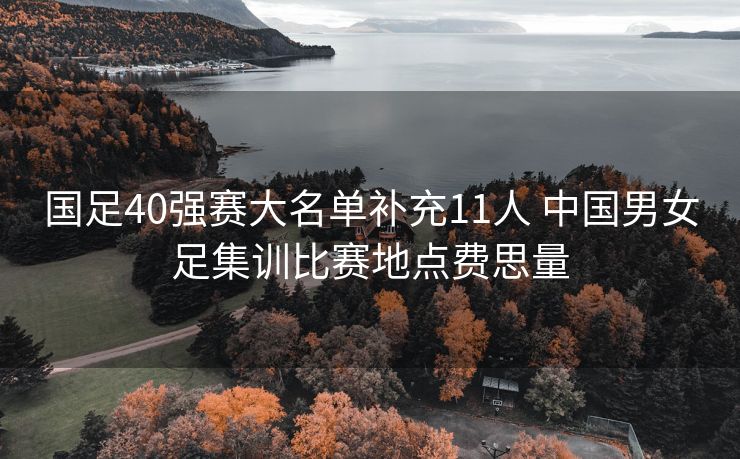 国足40强赛大名单补充11人 中国男女足集训比赛地点费思量