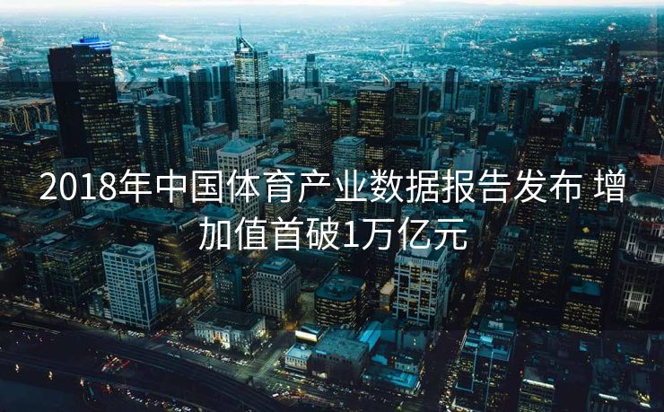 2018年中国体育产业数据报告发布 增加值首破1万亿元