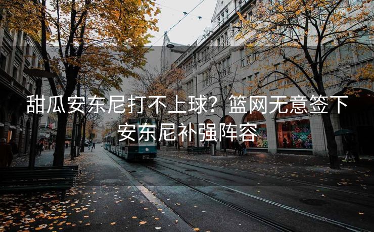 甜瓜安东尼打不上球？篮网无意签下安东尼补强阵容