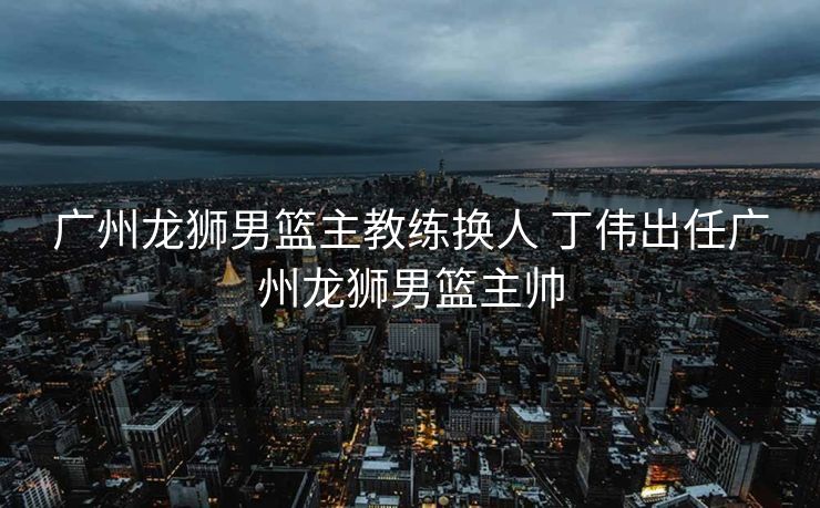 广州龙狮男篮主教练换人 丁伟出任广州龙狮男篮主帅