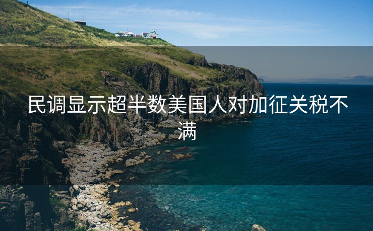 民调显示超半数美国人对加征关税不满