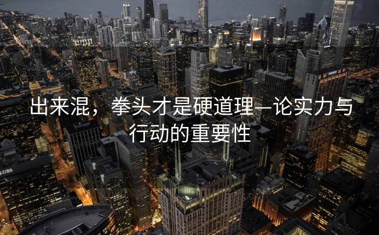 出来混，拳头才是硬道理—论实力与行动的重要性