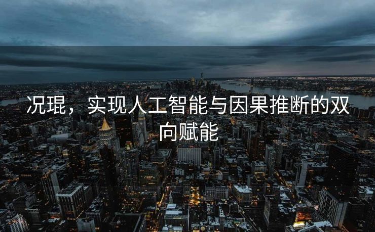 况琨，实现人工智能与因果推断的双向赋能
