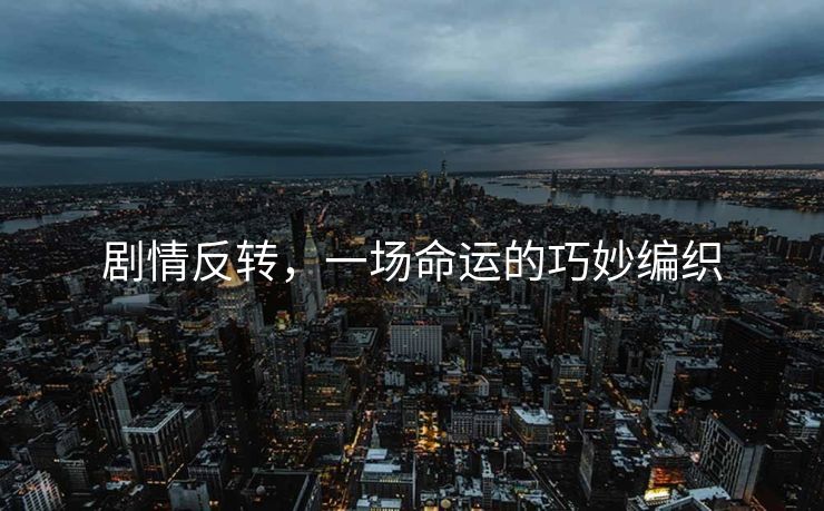 剧情反转，一场命运的巧妙编织