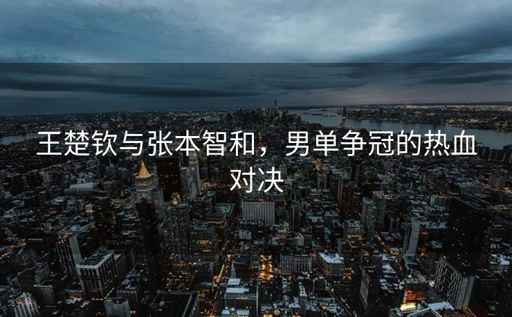 王楚钦与张本智和，男单争冠的热血对决