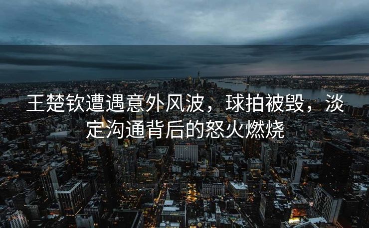 王楚钦遭遇意外风波，球拍被毁，淡定沟通背后的怒火燃烧