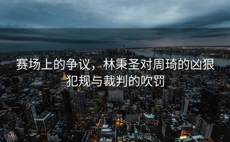 赛场上的争议，林秉圣对周琦的凶狠犯规与裁判的吹罚