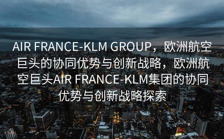 AIR FRANCE-KLM GROUP，欧洲航空巨头的协同优势与创新战略，欧洲航空巨头AIR FRANCE-KLM集团的协同优势与创新战略探索