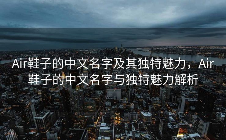Air鞋子的中文名字及其独特魅力，Air鞋子的中文名字与独特魅力解析