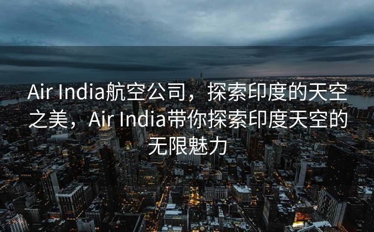 Air India航空公司，探索印度的天空之美，Air India带你探索印度天空的无限魅力