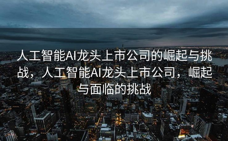人工智能AI龙头上市公司的崛起与挑战，人工智能AI龙头上市公司，崛起与面临的挑战