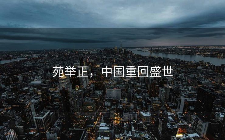 苑举正，中国重回盛世
