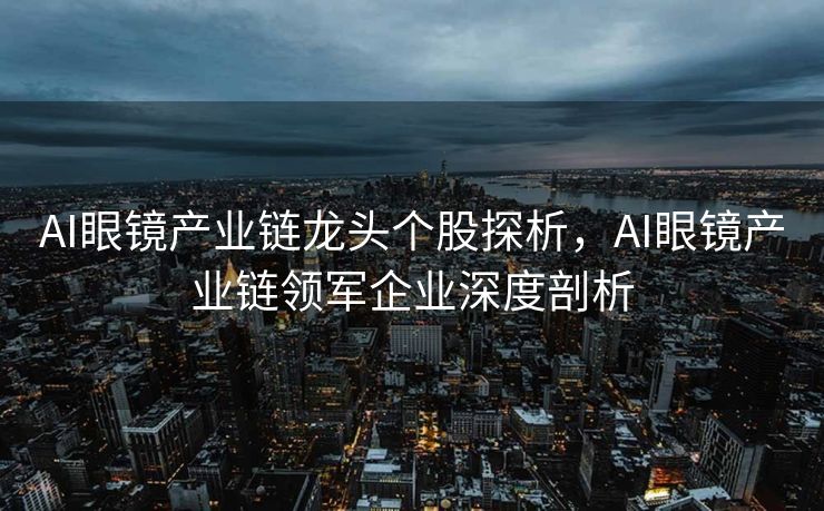 AI眼镜产业链龙头个股探析，AI眼镜产业链领军企业深度剖析