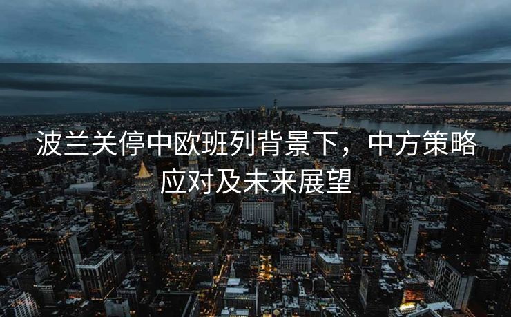 波兰关停中欧班列背景下，中方策略应对及未来展望