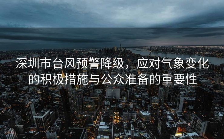 深圳市台风预警降级，应对气象变化的积极措施与公众准备的重要性