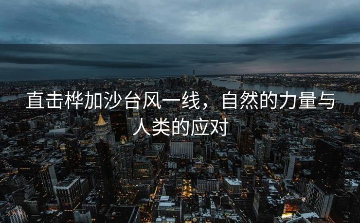 直击桦加沙台风一线，自然的力量与人类的应对