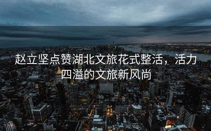 赵立坚点赞湖北文旅花式整活，活力四溢的文旅新风尚