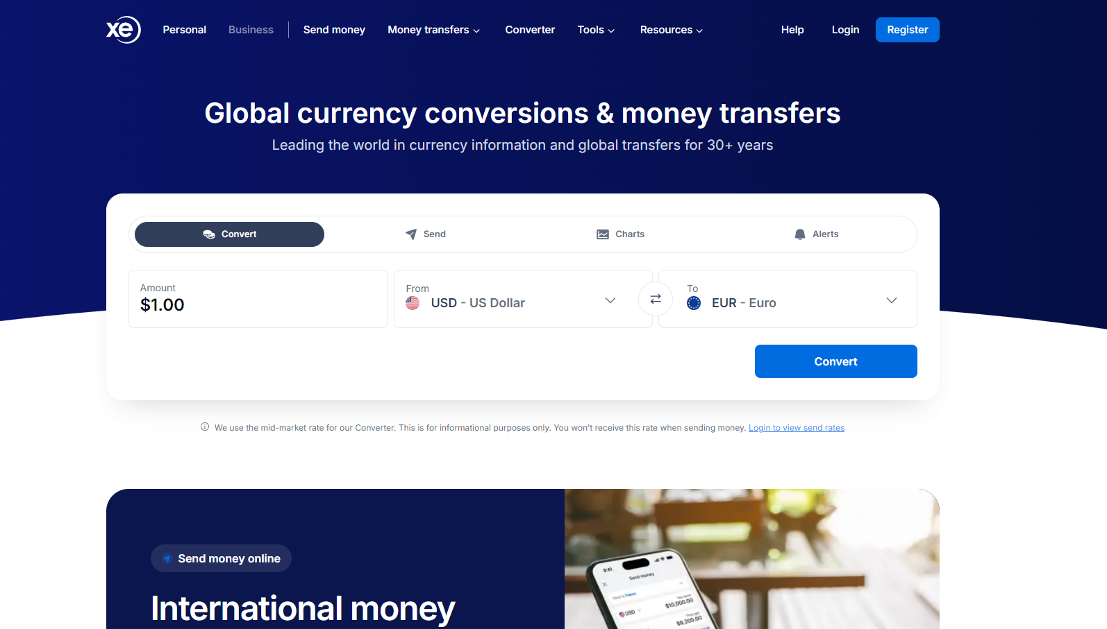 实时汇率查询 网站载图1