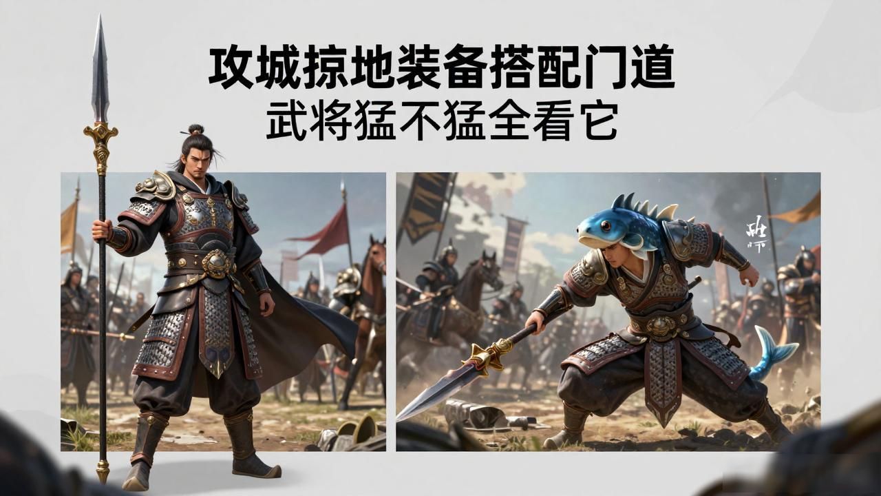 攻城掠地装备搭配门道 武将猛不猛全看它