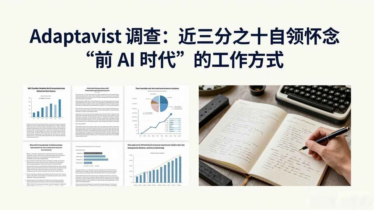 Adaptavist 调查：近三分之二白领怀念“前 AI 时代”的工作方式