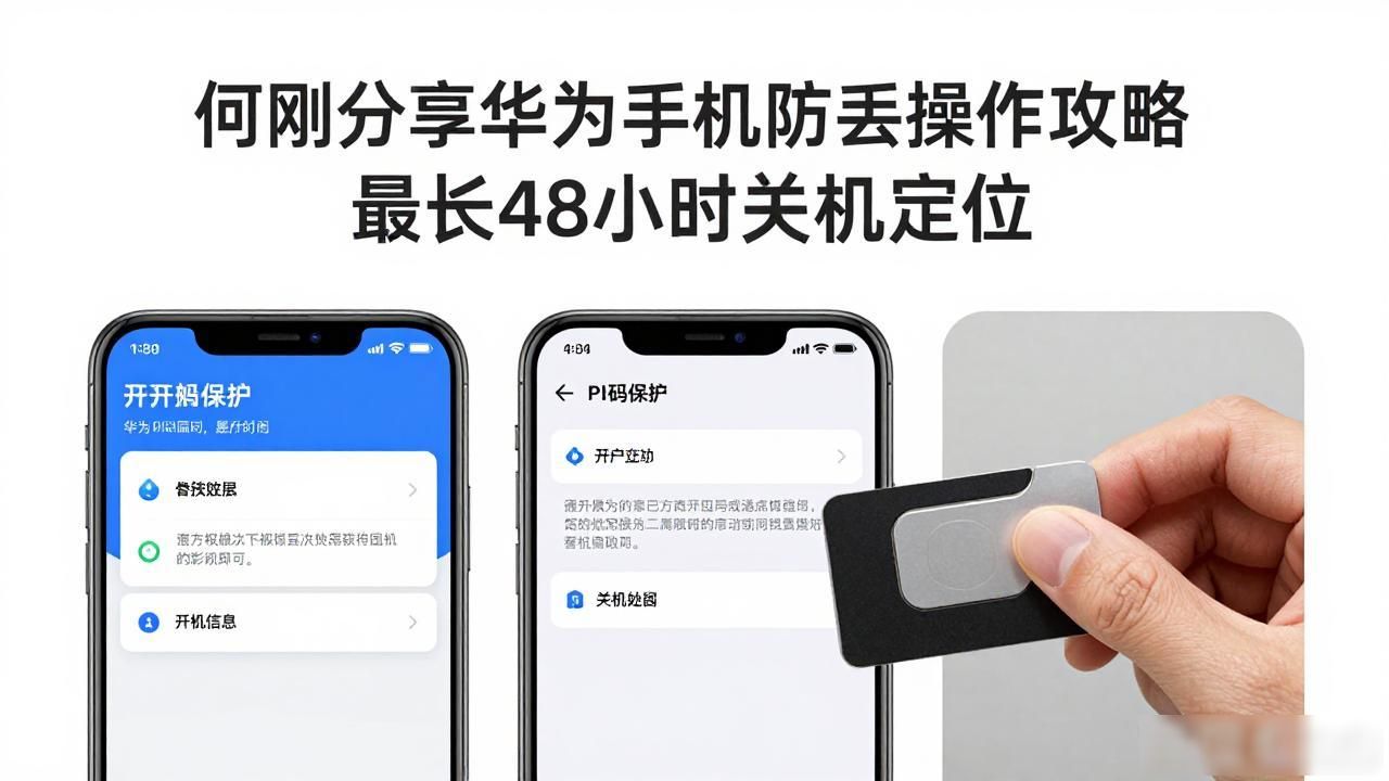 何刚分享华为手机防丢操作攻略 最长48小时关机定位
