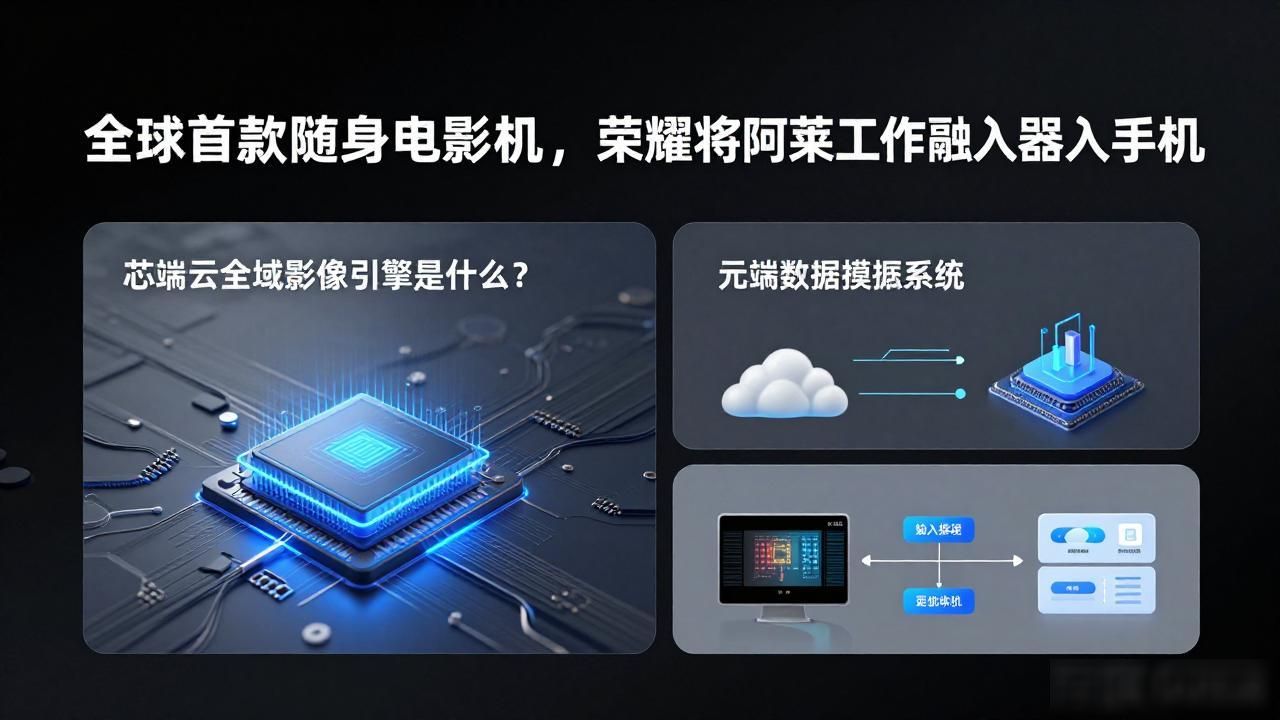 全球首款随身电影机，荣耀将阿莱电影工作流融入机器人手机
