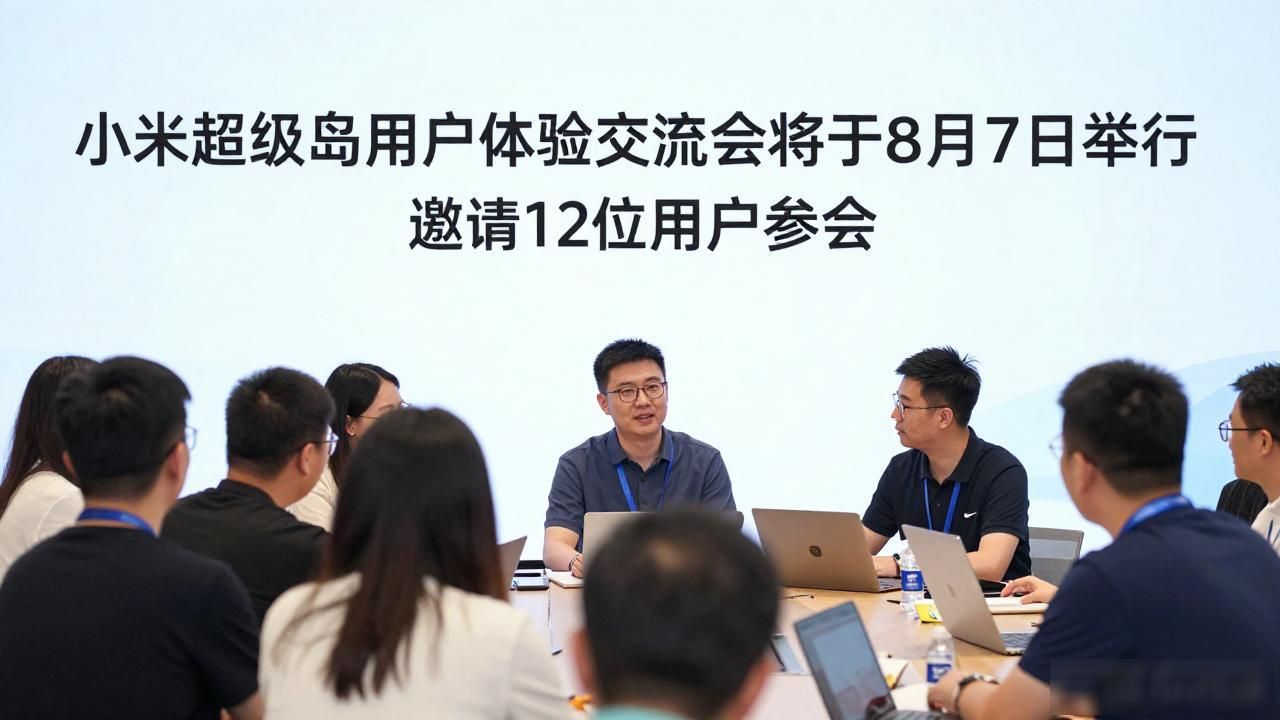 小米超级岛用户体验交流会将于8月7日举行 邀请12位用户参会