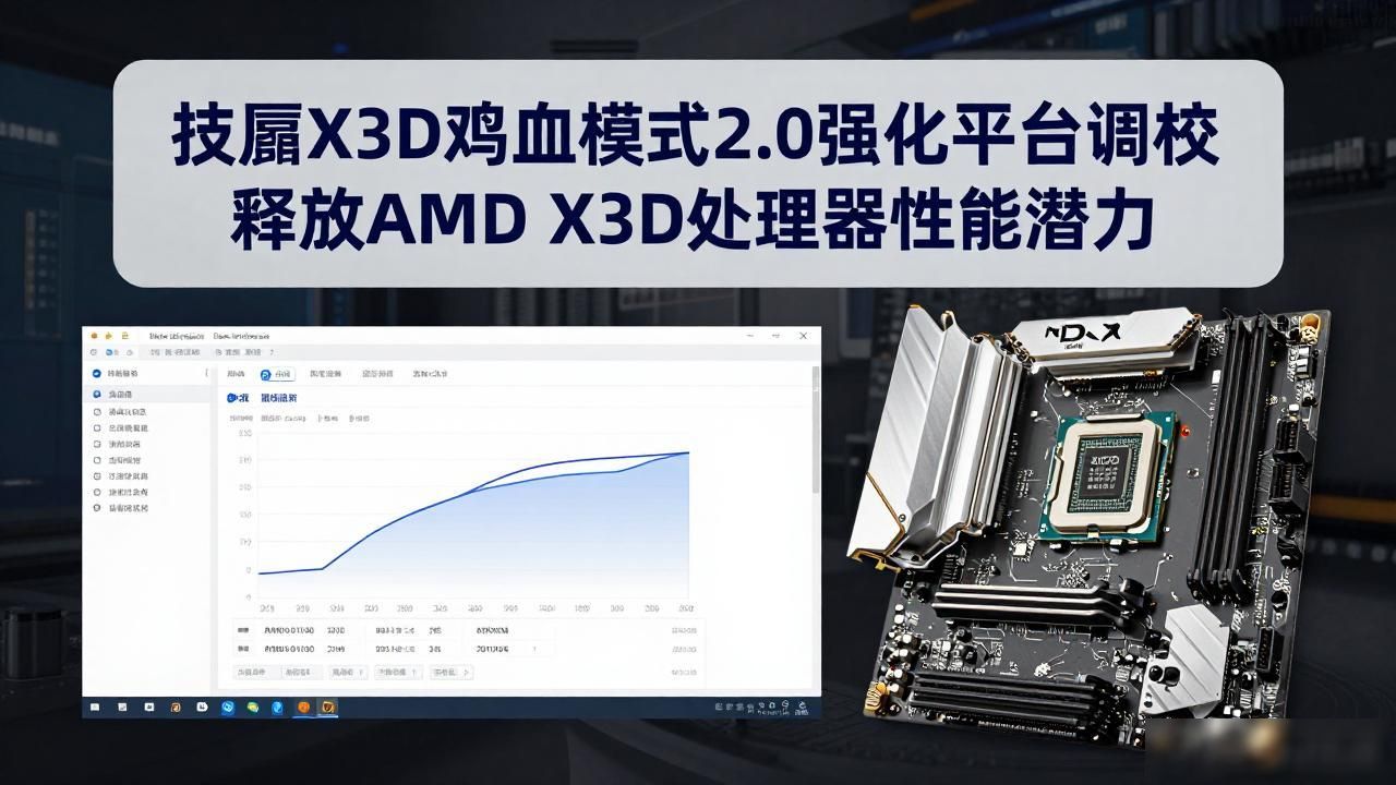 技嘉X3D鸡血模式2.0强化平台调校 释放AMD X3D处理器性能潜力