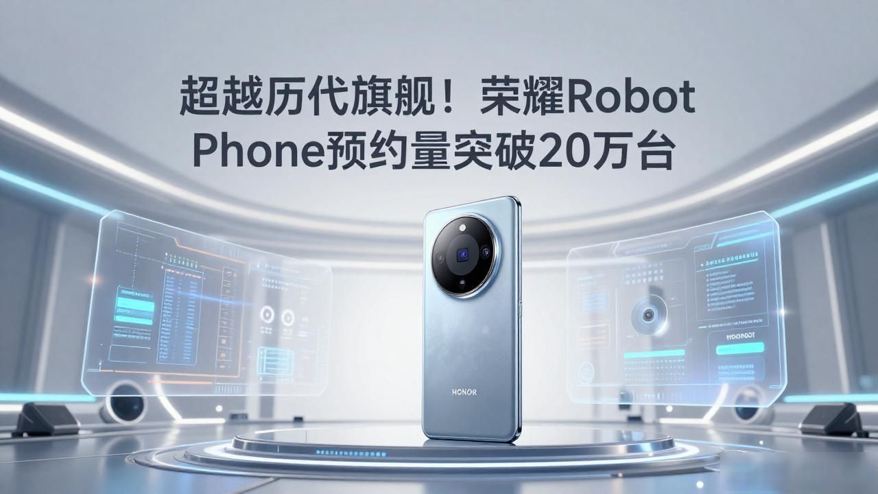超越历代旗舰！荣耀Robot Phone预约量突破20万台