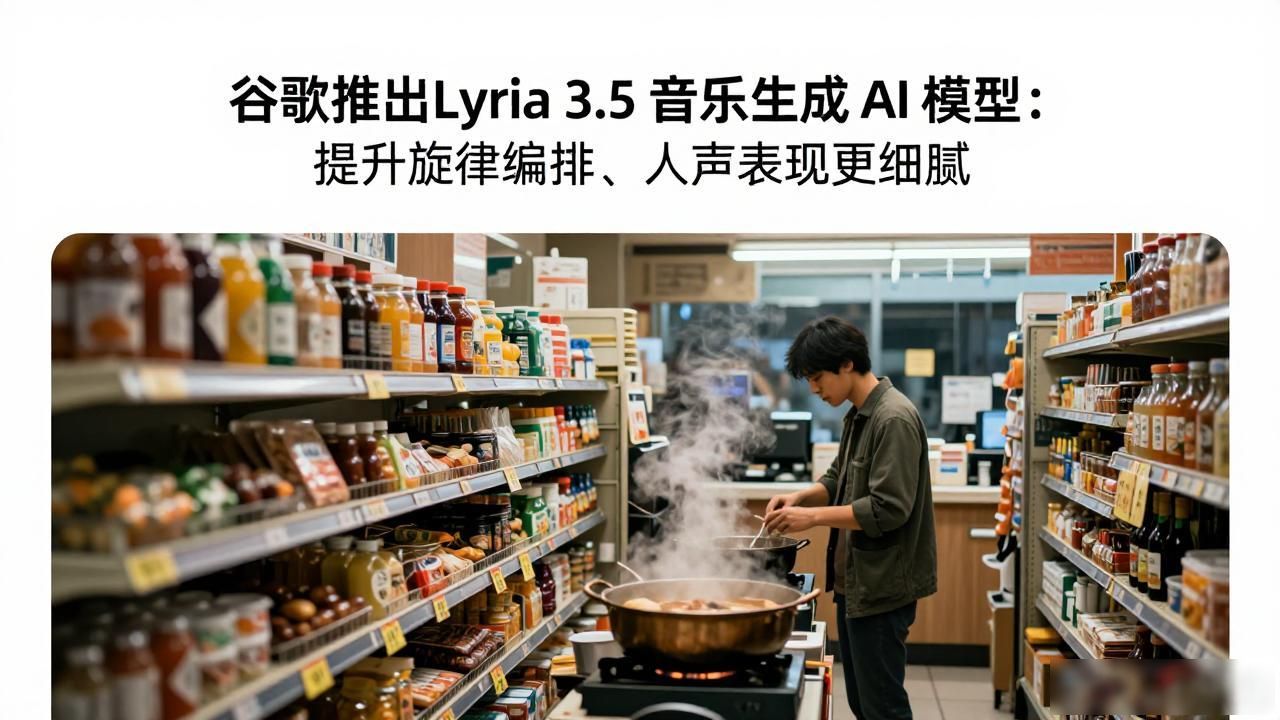 谷歌推出 Lyria 3.5 音乐生成 AI 模型：提升旋律编排、人声表现更细腻