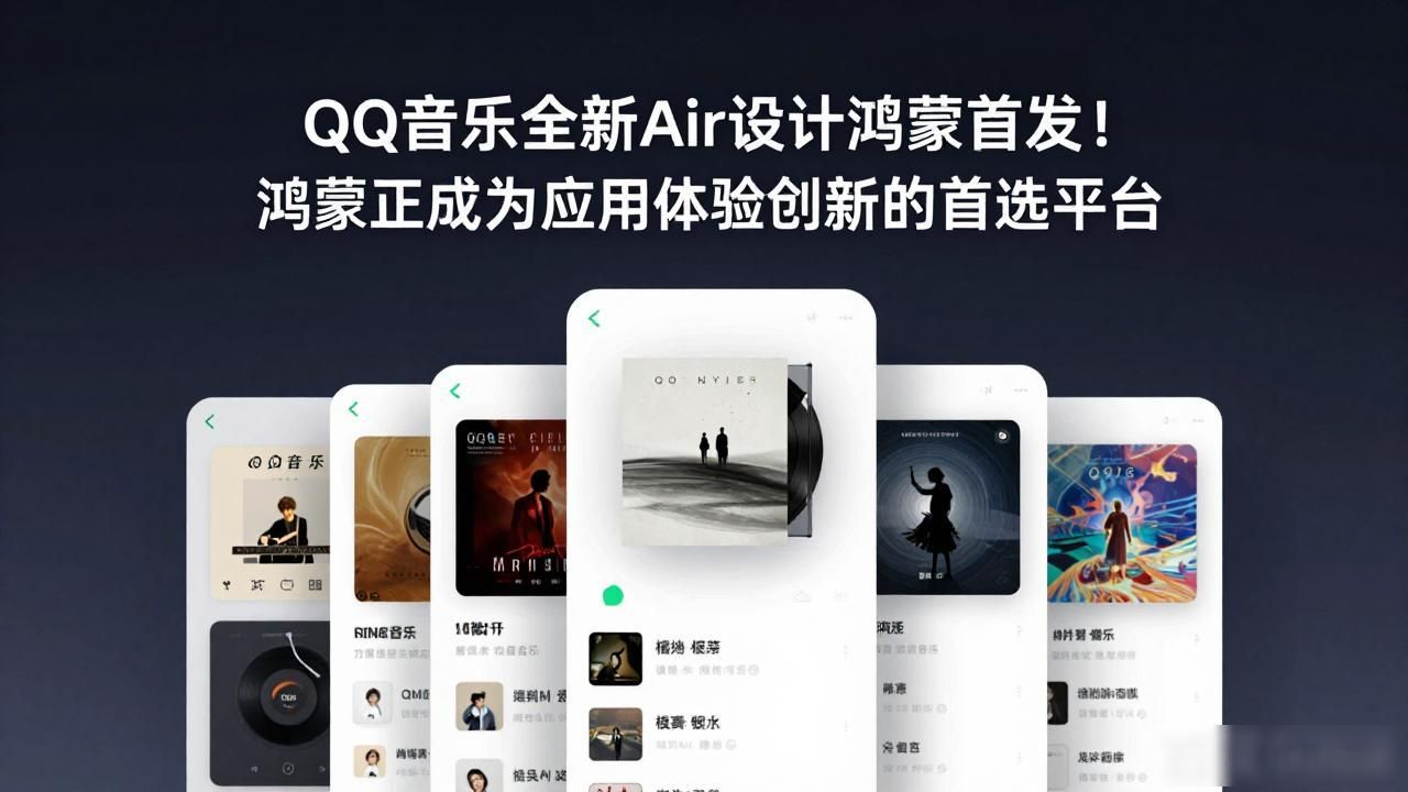 QQ音乐全新Air设计鸿蒙首发！鸿蒙正成为应用体验创新的首选平台
