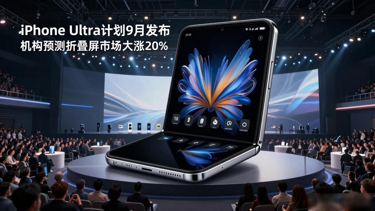iPhone Ultra计划9月发布 机构预测折叠屏市场大涨20%
