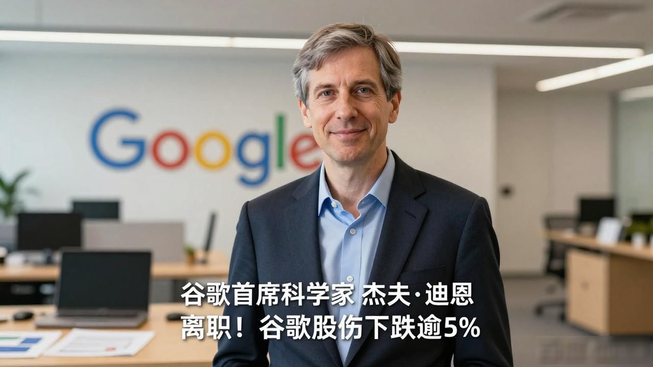 谷歌首席科学家 杰夫·迪恩 离职！谷歌股价下跌逾5%