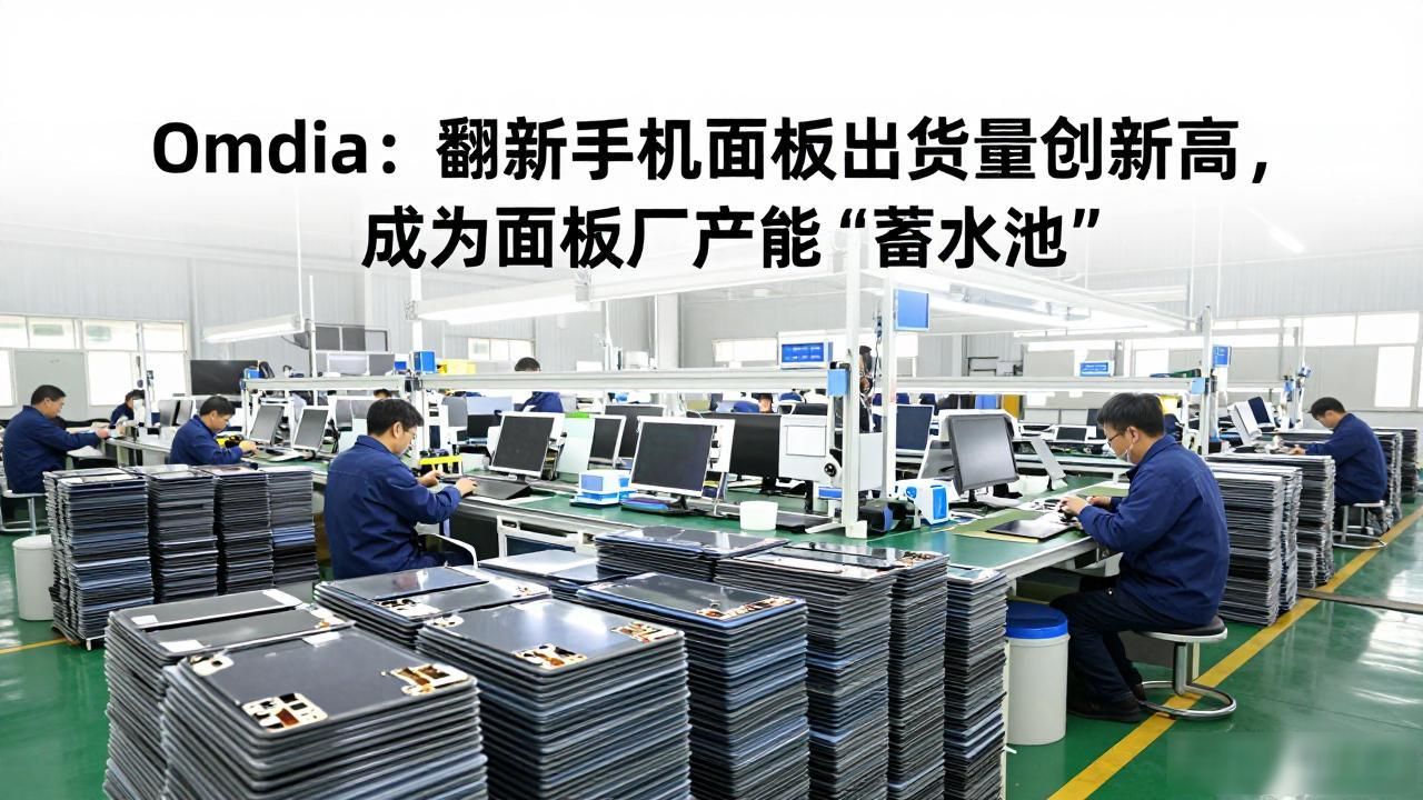 Omdia：翻新手机面板出货量创新高，成为面板厂产能 “蓄水池”