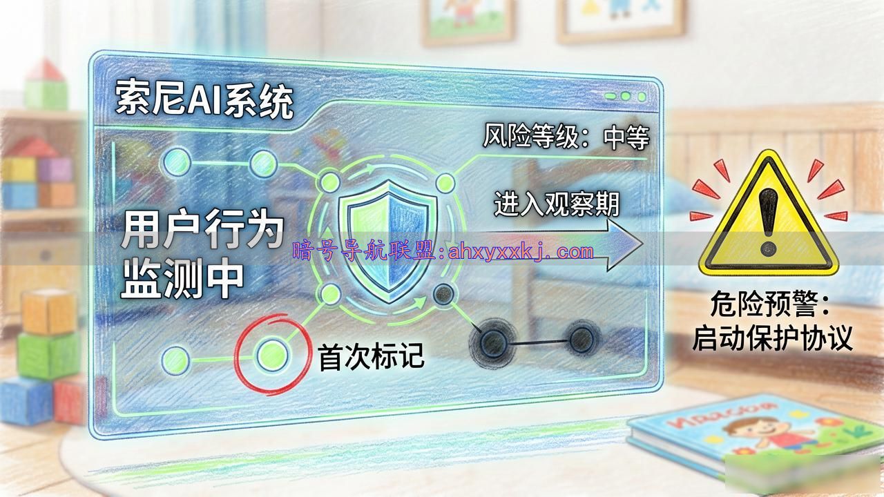 索尼用AI账号钓鱼，主动识别恶意用户，保护儿童安全